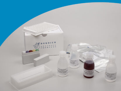 Fasciola hepatica IgG ELISA test kit with kit components